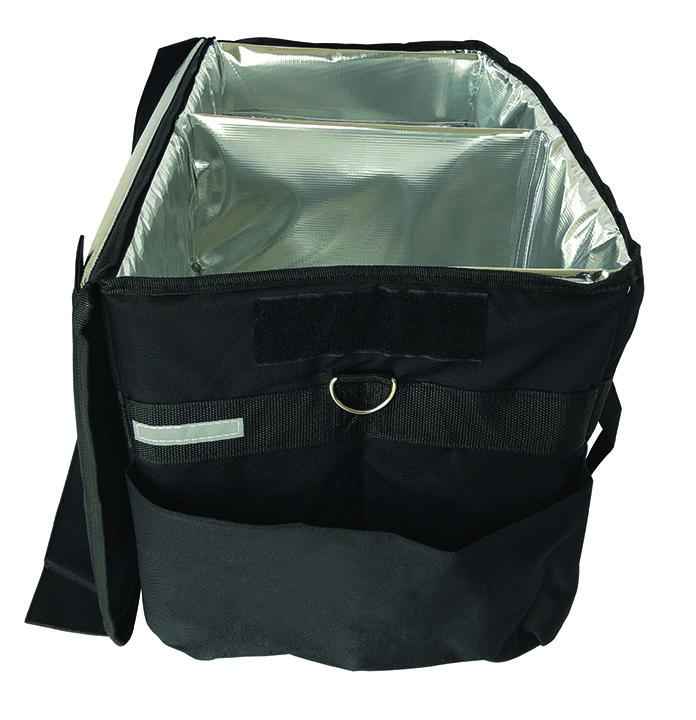 Medium Insulated Hot/Cold Restaurant Delivery Bag - 23"x13"x12" - Incredible Bags