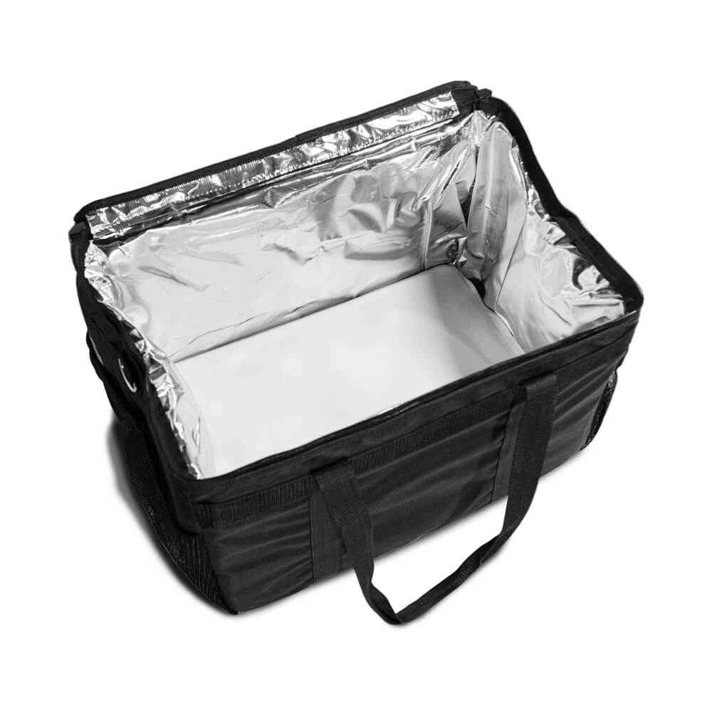 Small SILVER LINING Hot/Cold Meals on Wheels Delivery Bag - 20"x14.5"x9" incrediblebags 