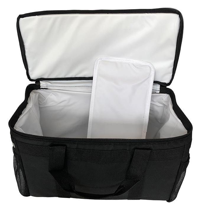 Mini Insulated Hot/Cold Restaurant Delivery Bag - 17"x8"x10.5" - Incredible Bags